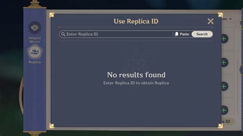 Select Use Replica ID > Search. . Genshin replica id reddit na